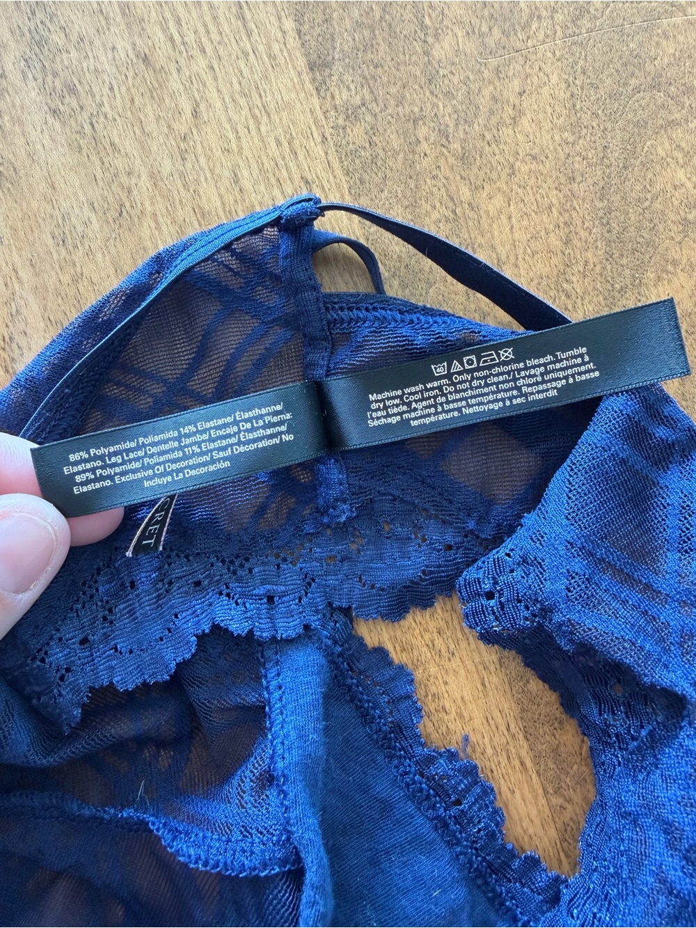 Victoria’s Secret Dream Angels Blue Lace Bralette & Panty Set | Size S - Picture 12 of 13